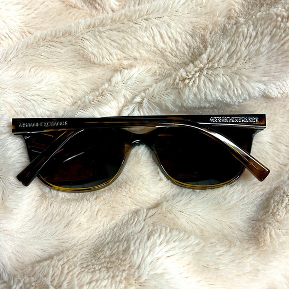 BN ARMANI EXCHANGE AX3037 SHINY HAVANA TORTOISE POLARIZED SUNGLASSES WITH CASE - Picture 4 of 10